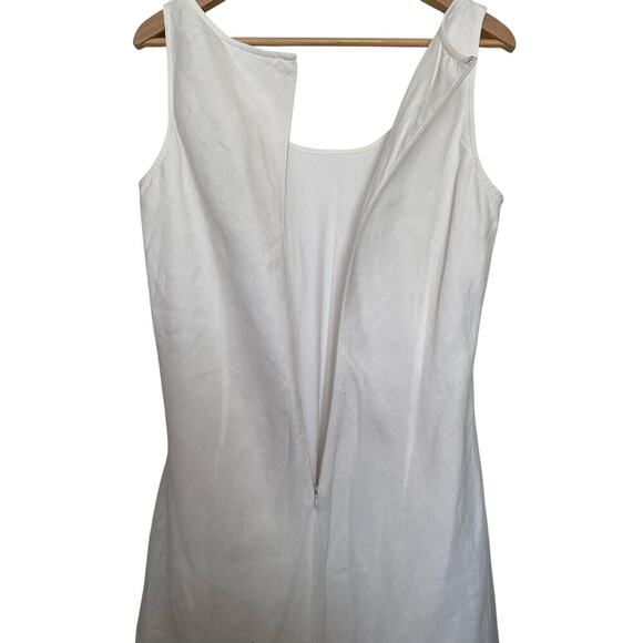 Vintage Spiegel Linen Maxi Dress Beach Wedding Lagenlook  Size 12/P - Picture 6 of 7